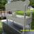 White Wooden Bench with Heart Design 1 thumbnail