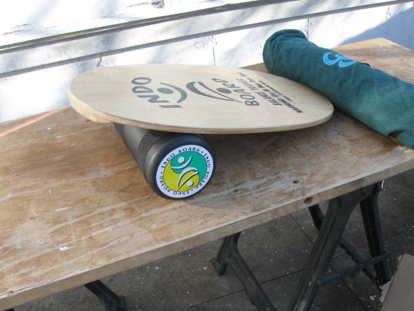 Indo balance training board with extras. New. 1