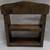 SET OF 2  WOODEN WALL DISPLAY SHELVES WITH 2 SHELVES EACH 9 thumbnail