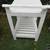 White Plastic trolley Plant Stand Garden Tray Table on Wheels 6 thumbnail