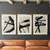 Large Gold-Framed Abstract Wall Art - Set of 3 8 thumbnail