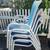 Telescope Outdoor Dining Set 4 Chairs, 48" Table, Umbrella, and Stand 14 thumbnail