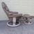 EKORNES STRESSLESS RECLINER CHAIR AND OTTOMAN 2 thumbnail
