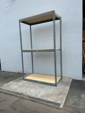 Garage Warehouse Shelving 48 in W x 24 in D Storge Shelves 1