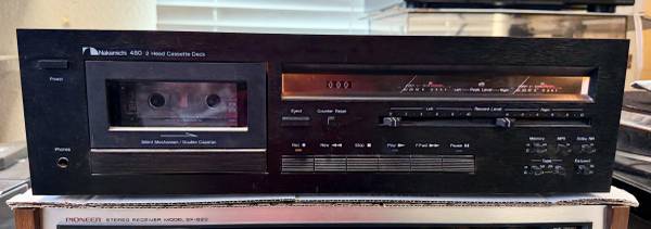 Vintage Nakamichi 480 2-Head Cassette Deck READ - electronics - by