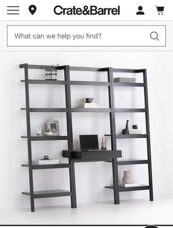 CRATE & BARREL - SAWYER DESK SYSTEM 1