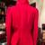 Size Med Womens Chadwick Jacket Red short jacket blazer fancy coat VTG 4 thumbnail