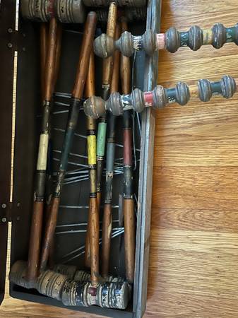 Antique Croquet Set 1