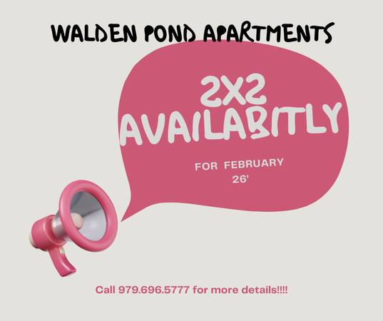 Cozy Upgraded 2x2! Available for End of February! 1