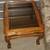 REDUCED Solid Oak CLAW & BALL Foot SHOW HOME Beveled Glass Top Table 8 thumbnail