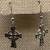 Sterling Silver Celtic 1” Cross Earrings 2 thumbnail