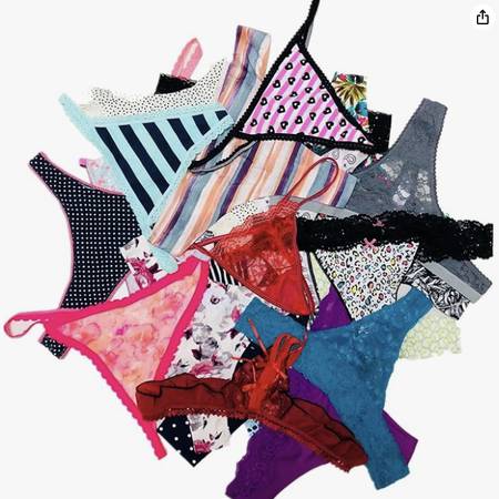 Soft, gently-worn women's underwear – various styles/sizes 1
