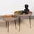 Summer Sale..Wood/w Bone Inlay Nesting Tables was $650 now 1 thumbnail
