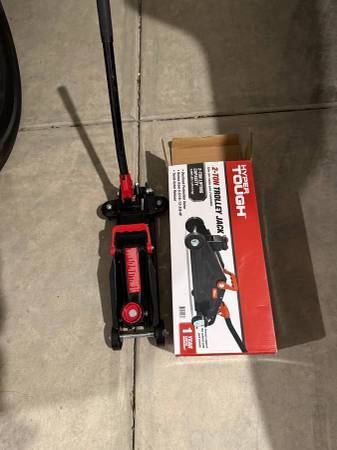 Hyper Tough 2-Ton Trolley Jack In Factory Box 1
