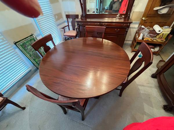 Antique Dining Room Suite Dated 1905 1