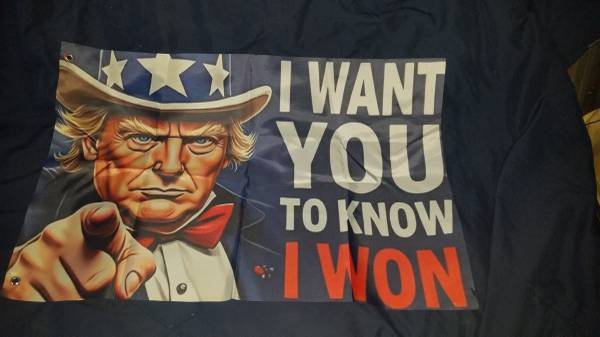 Uncle Sam flag Trump 1