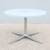 Modern Pearson Lloyd for Coalesse Bob Round Glass Top Occasional Table 2 thumbnail