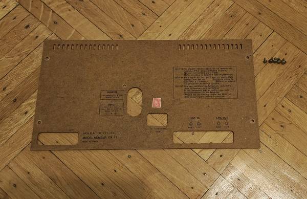 AKAI GX-77 Reel to Reel OEM Back Cover Screws Included 1