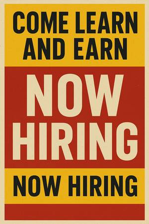 LEARN & EARN (NOW HIRING) 1