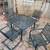 Patio table, 4 chairs, umbrella stand 3 thumbnail