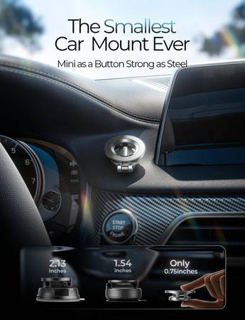 Smallest MagSafe Car Mount – 4.3⭐ (16,000+ Reviews) – Ultra-Strong Mag 1