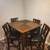 Solid Wood High-top Table w/ 4 Leather Chairs 1 thumbnail