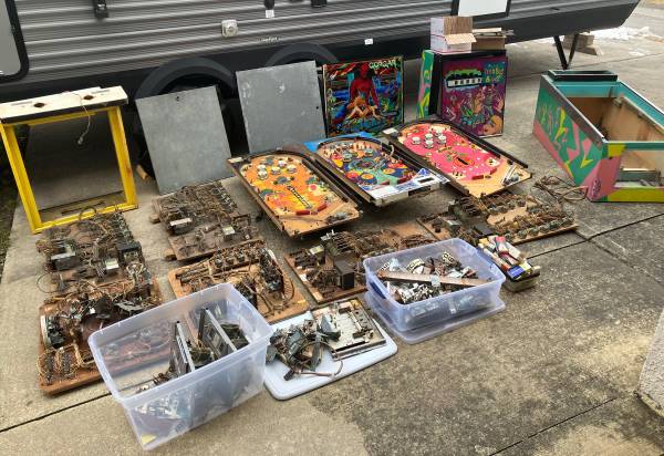 Everything For One Price Vintage EM Williams Pinball Machine Parts 1