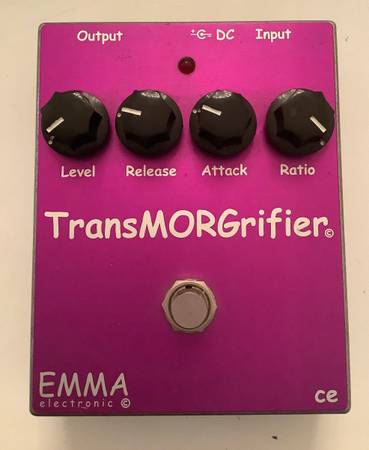 Guitar pedal: EMMA electronic TransMORGrifier analog compressor 1