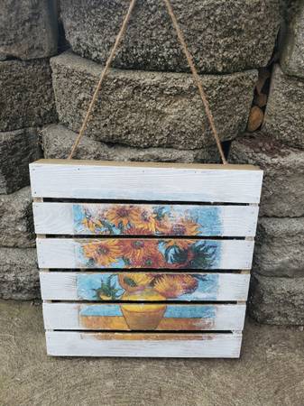 Rustic Sunflower Picture Pallet Like 1