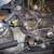 4 barrel Rochester Quadrajet carburator carb and intake manifold 2 thumbnail