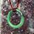 Natural jade pendant necklace 2 thumbnail