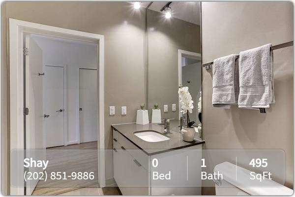 $2,075 / 495ft2 - Tour The Shay today! We have the perfect Studio for you! (Washington - Shaw -  D.C.)64040196621569121