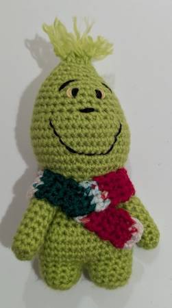 Handmade Crochet Grinch 1