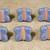 Vintage Set Of 6 Porcelain Butterflies Drawer Dresser Drop Bail Pull K 1 thumbnail