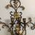 Mid century Italian monumental 7 arm wall sconce tole gold candleabra 2 thumbnail