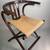 Vintage Mid Century Modern Bentwood Folding Thone Chair 1 thumbnail