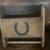 Wood Mail Holder, Paper Towel Holder Horse Shoe On front. Rustic Style 4 thumbnail