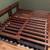 NEW - FRAME ONLY Solid Wood Sleeper Sofa - Walnut Stain 4 thumbnail