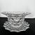 Fostoria American Clear Mayonnaise / Sauce Bowl With Underplate 6 thumbnail