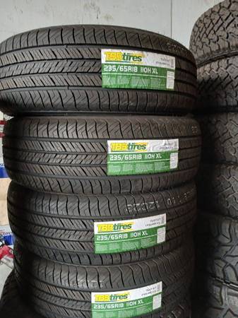 4 New Tires Installed/ 4 Llantas Nuevas Instaladas 235/65/18 TBB Tires 1