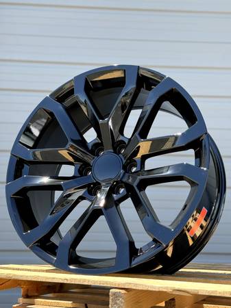Set 4 22" Wheels Rims Chevy Silverado 1500 Tahoe GMC Sierra Yukon 1
