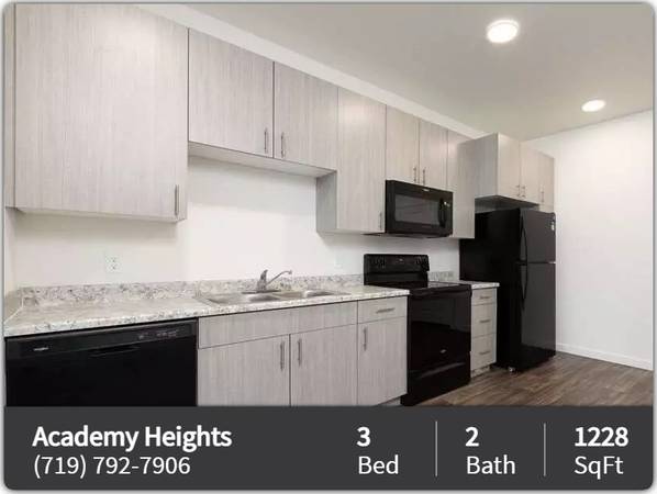 $1,659 / 3br - 1228ft2 - Settle for nothing but the best: 3 BR, 2 BA awaits. (Colorado Springs)63687101436417120