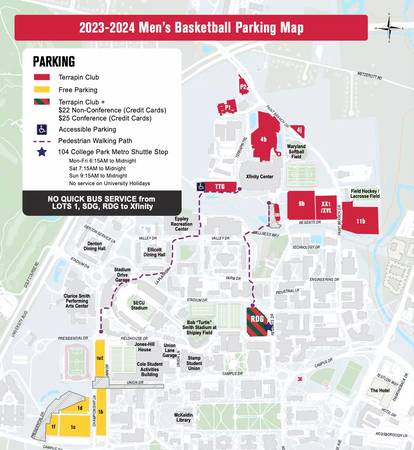 Maryland Terrapins Basketball TTG parking permit 1