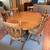 Solid Oak Dining Table & Chairs 1 thumbnail