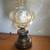 Beautiful Vintage Glass Table Lamp With Shade 2 thumbnail