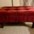 Designer velvet Antique/Vintage velvet settee Bench cabriole legs EXC 7 thumbnail