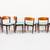 Restored Danish Mid Century Modern Dining Chairs by Jydsk 4 thumbnail