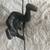 "CLIMBING MAN" BLACK WALL MOUNTED ART DECOR [NEW] 20 thumbnail