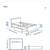 Ikea Twin Bedframe with headboard, drawer and mattress 3 thumbnail