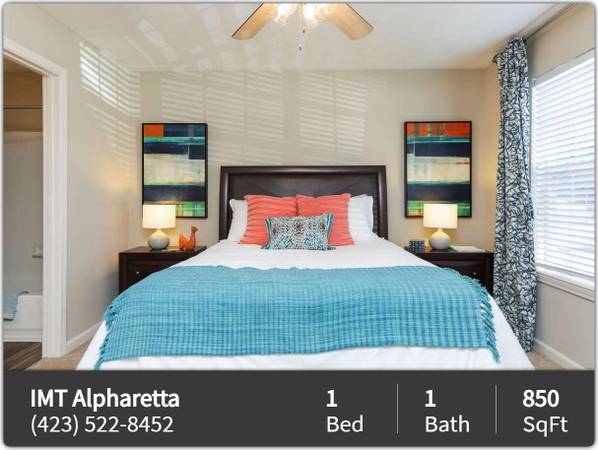 $1,575 / 1br - 850ft2 - 850 sqft 1 bd, 1 ba ready to lease! Come on over and check us out! (Alpharetta - Big Creek Greenway)63964397935746121